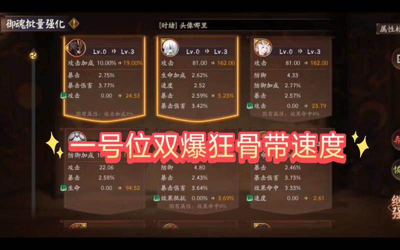 阴阳师强化了什么,阴阳师强化技能技巧