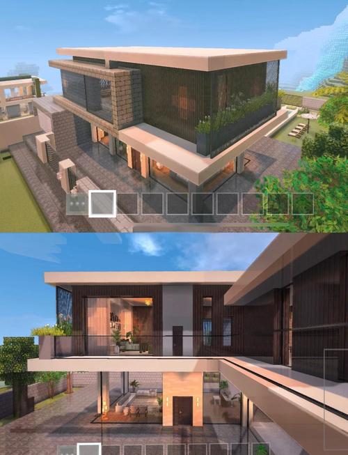 我的世界别墅内部装修教程，我的世界别墅室内装修