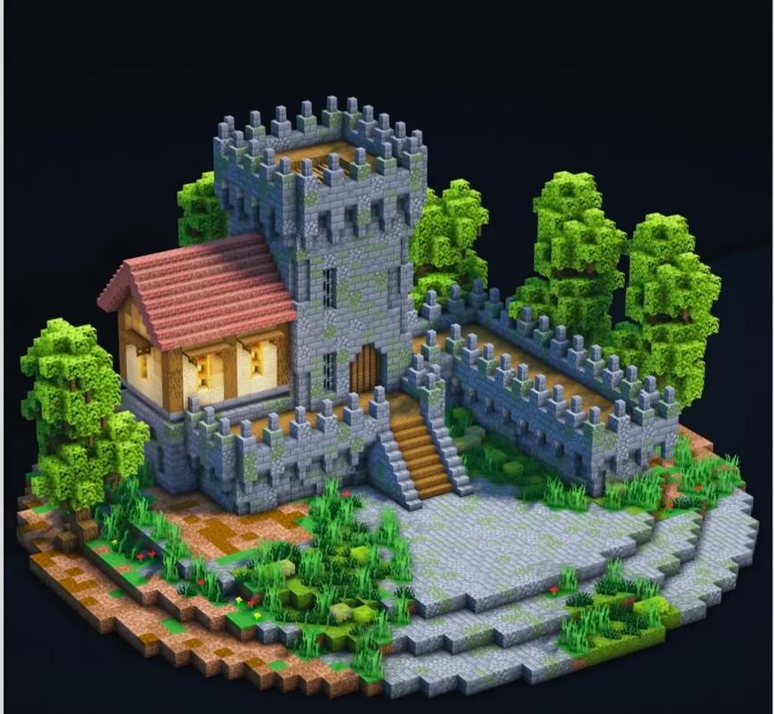 我的世界建筑教程城堡？我的世界建筑城堡教学？