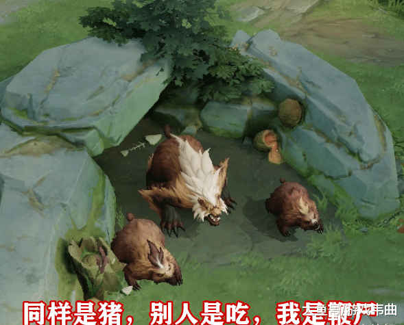 王者荣耀不明生物教学漫画?王者荣耀中的不详征兆?