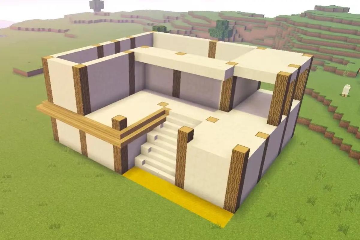 我的世界教程建筑？mc单人二层别墅？