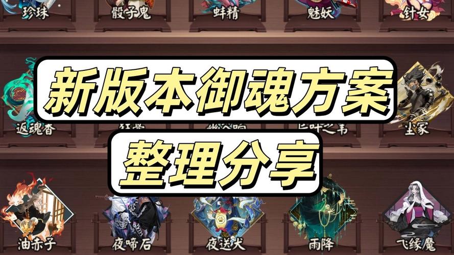 御魂阴阳师介绍,在阴阳师游戏中,御魂有六个位置