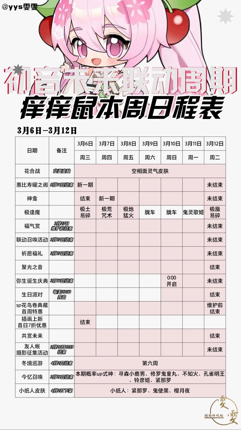 阴阳师什么时间开，阴阳师什么时候有大型活动